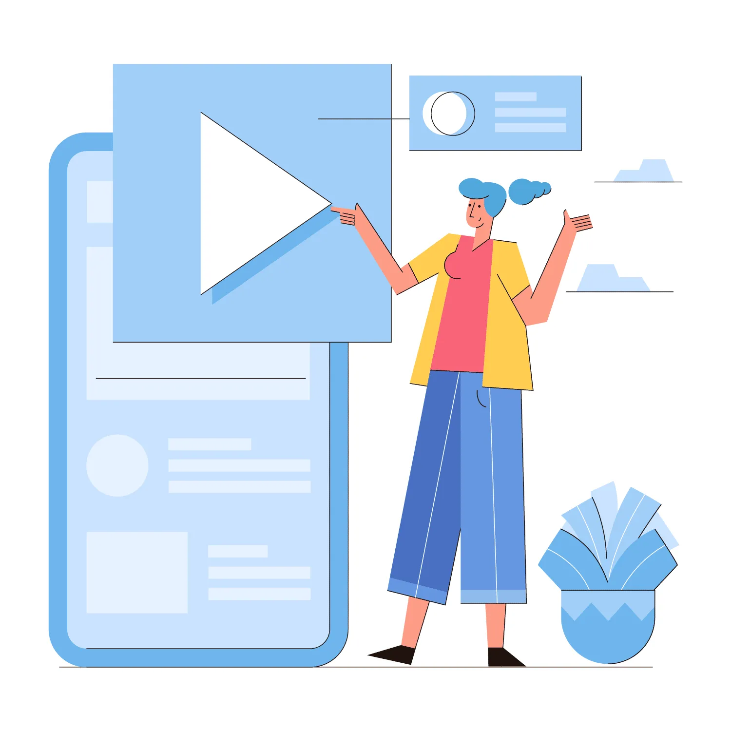 Cubic scene builder illustration pack thumbnail